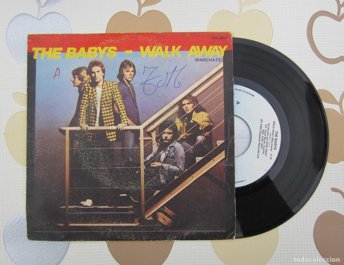 Discos de vinilo: DISCO SINGLE VINILO THE BABYS - WALK AWAY - Foto 1