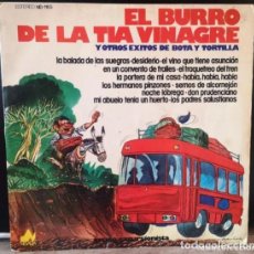 Discos de vinilo: EXITOS DE BOTA Y TORTILLA - LP DIAL DISCOS 1977 - EL BURRO DE LA TIA VINAGRE. Lote 394726834