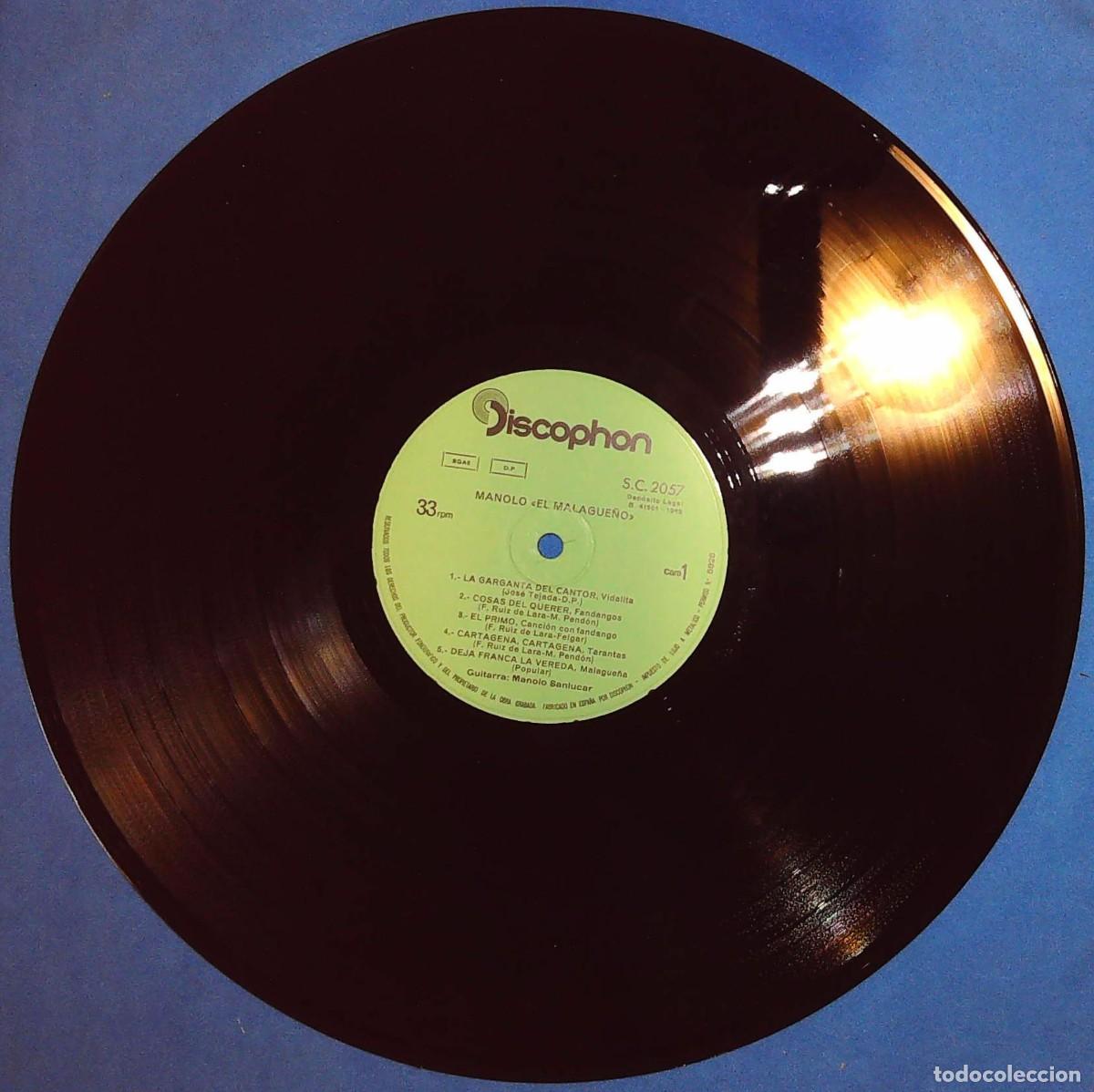 Discos de vinilo: DISCOS DE MANOLO EL MALAGUE&Ntilde;O - Foto 3