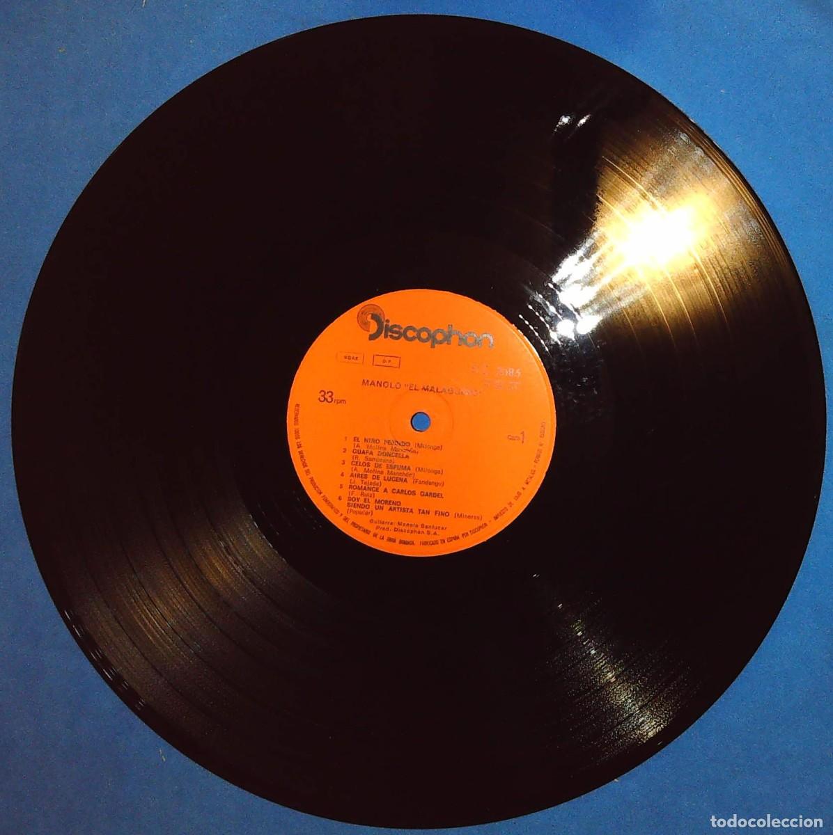 Discos de vinilo: DISCOS DE MANOLO EL MALAGUE&Ntilde;O - Foto 7