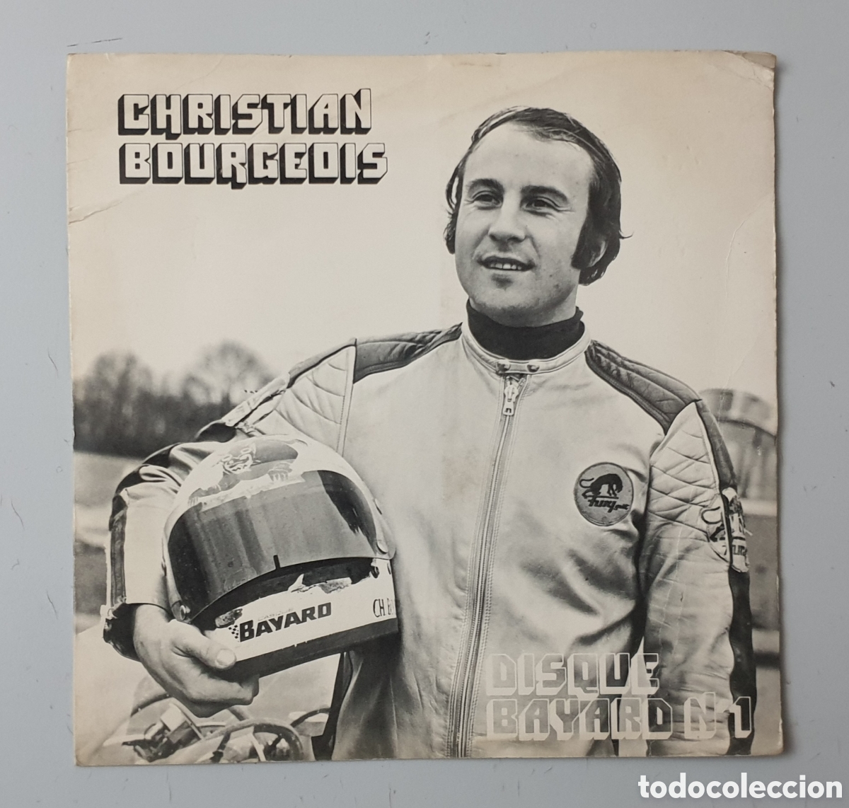 Dischi in vinile: CHRISTIAN BOURGEOIS - Conseils Champions (France - Casque Bayard - 1973) RARE Flexi 7&rdquo; Gatefold