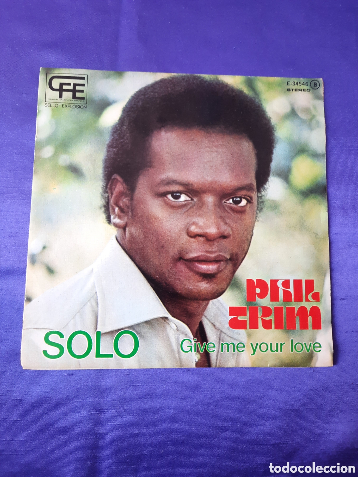 Disques de vinyle: Phil trim Solo give me your love 1977