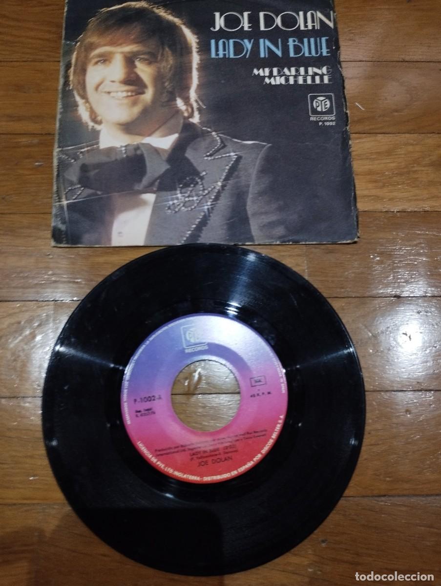 Discos de vinilo: JOE DOLAN - LADY IN BLUE - SINGLE 1974 - Foto 1