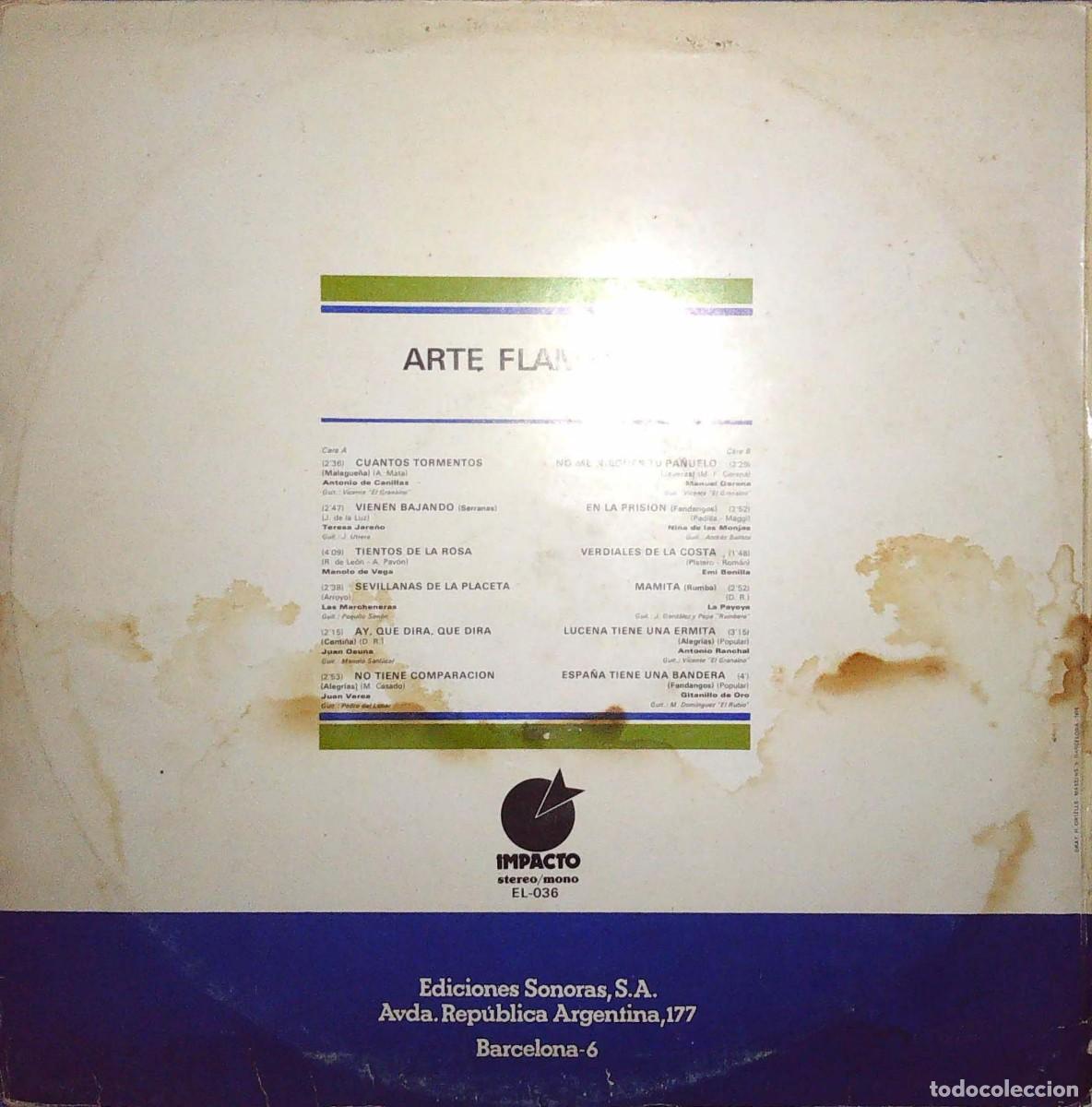 Discos de vinilo: LPS ARTE FLAMENCO - Foto 2