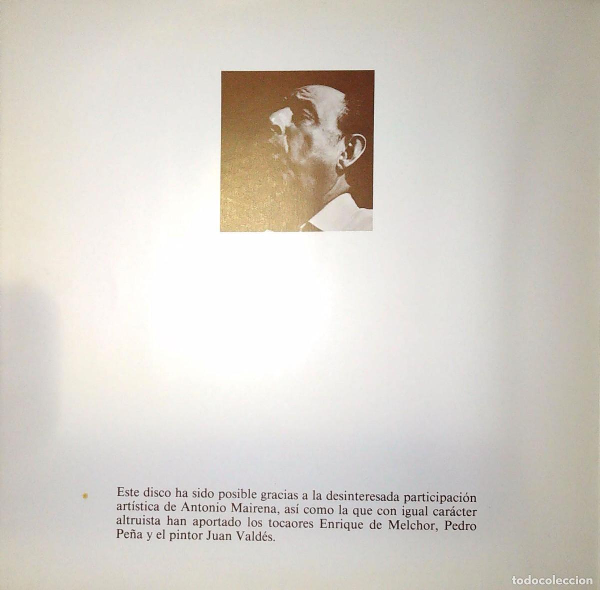 Discos de vinilo: 5 LPS DE ANTONIO MAIRENA - Foto 9