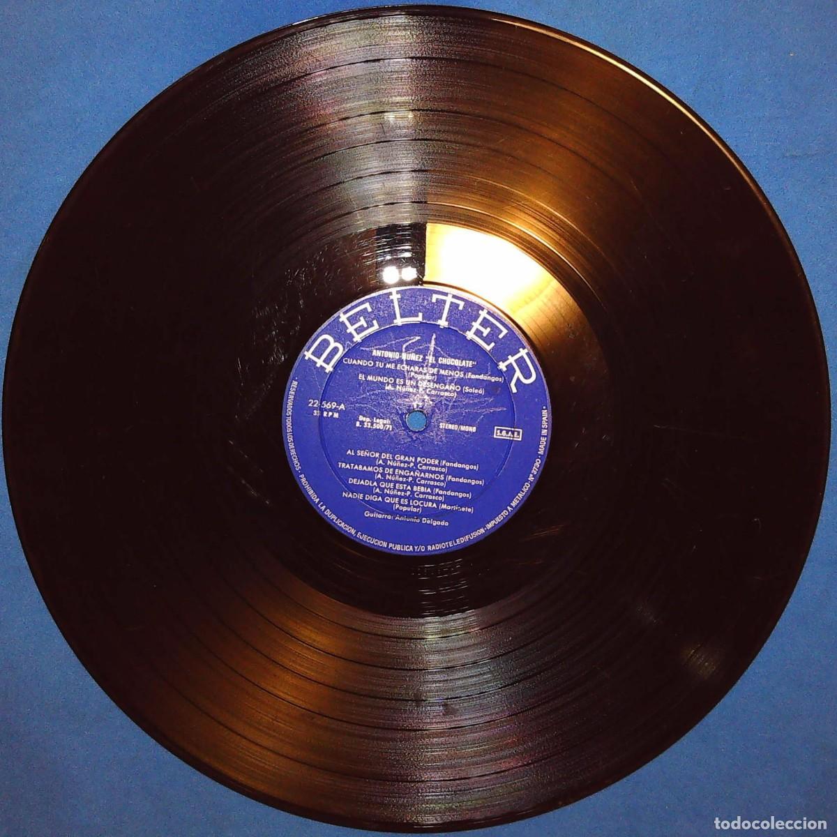Discos de vinilo: 2 LPS, ANTONIO N&Uacute;&Ntilde;EZ &rdquo;EL CHOCOLATE - Foto 3