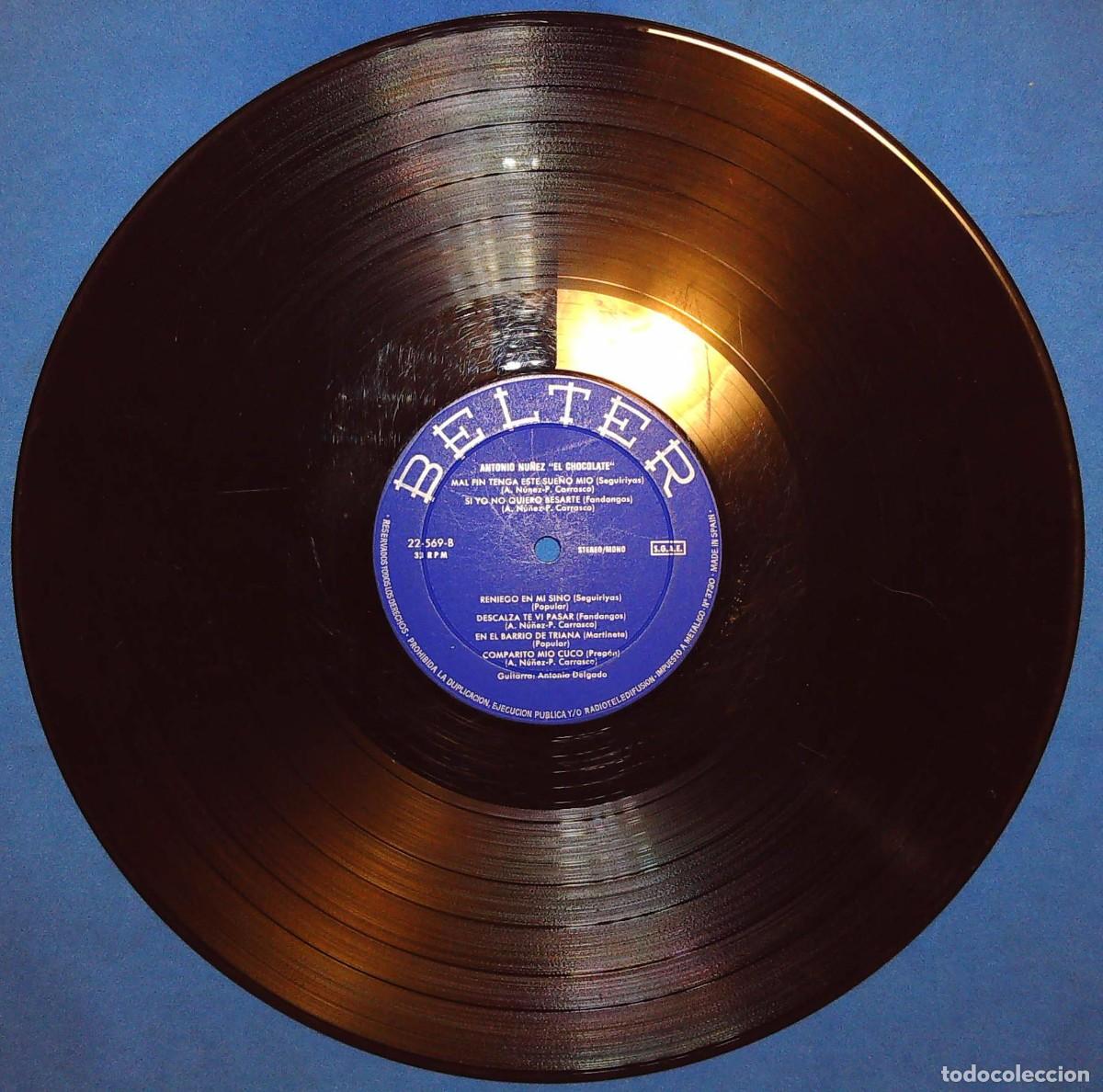 Discos de vinilo: 2 LPS, ANTONIO N&Uacute;&Ntilde;EZ &rdquo;EL CHOCOLATE - Foto 4