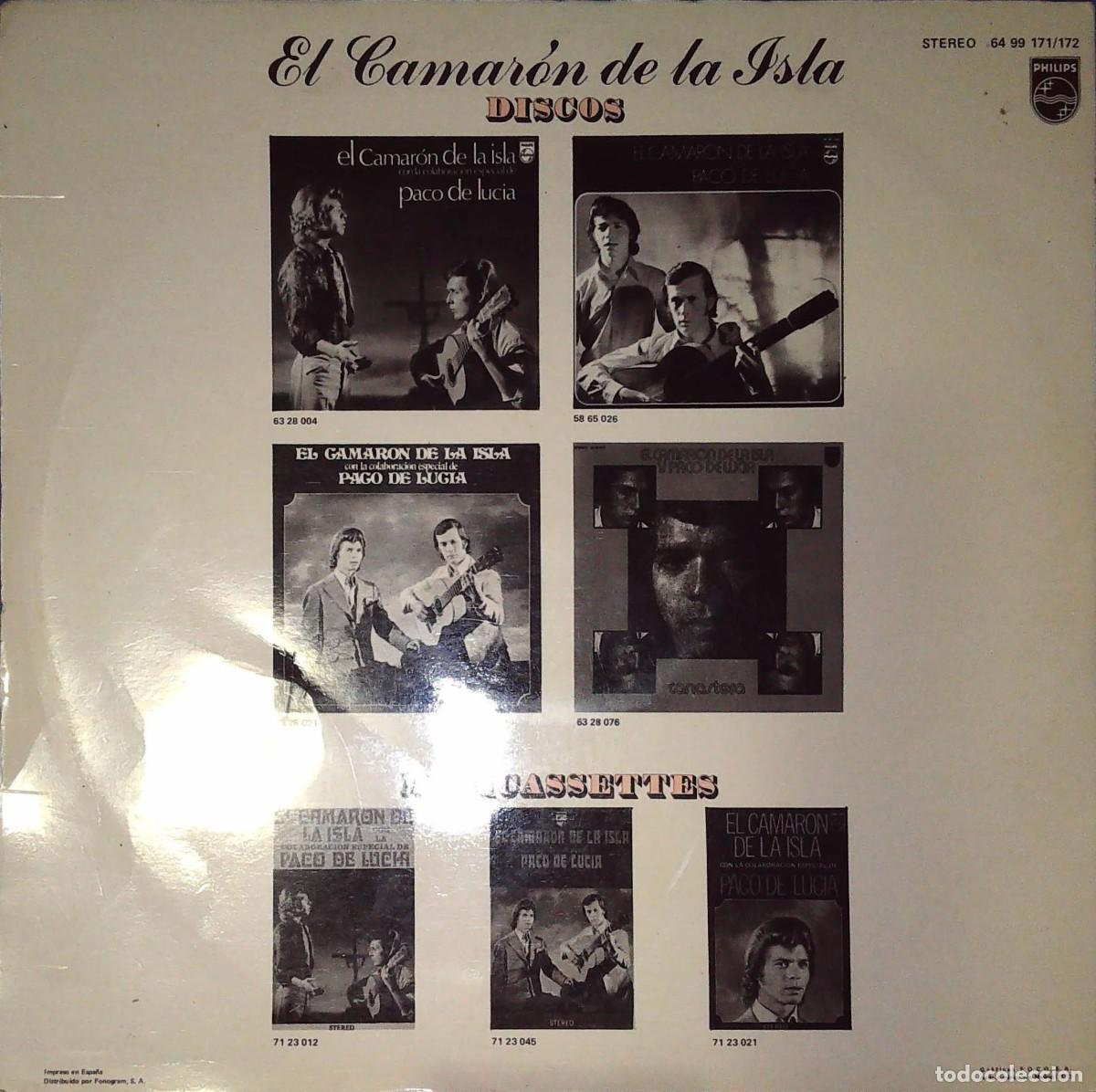 Discos de vinilo: 2 LPS DE CAMAR&Oacute;N DE LA ISLA - Foto 6