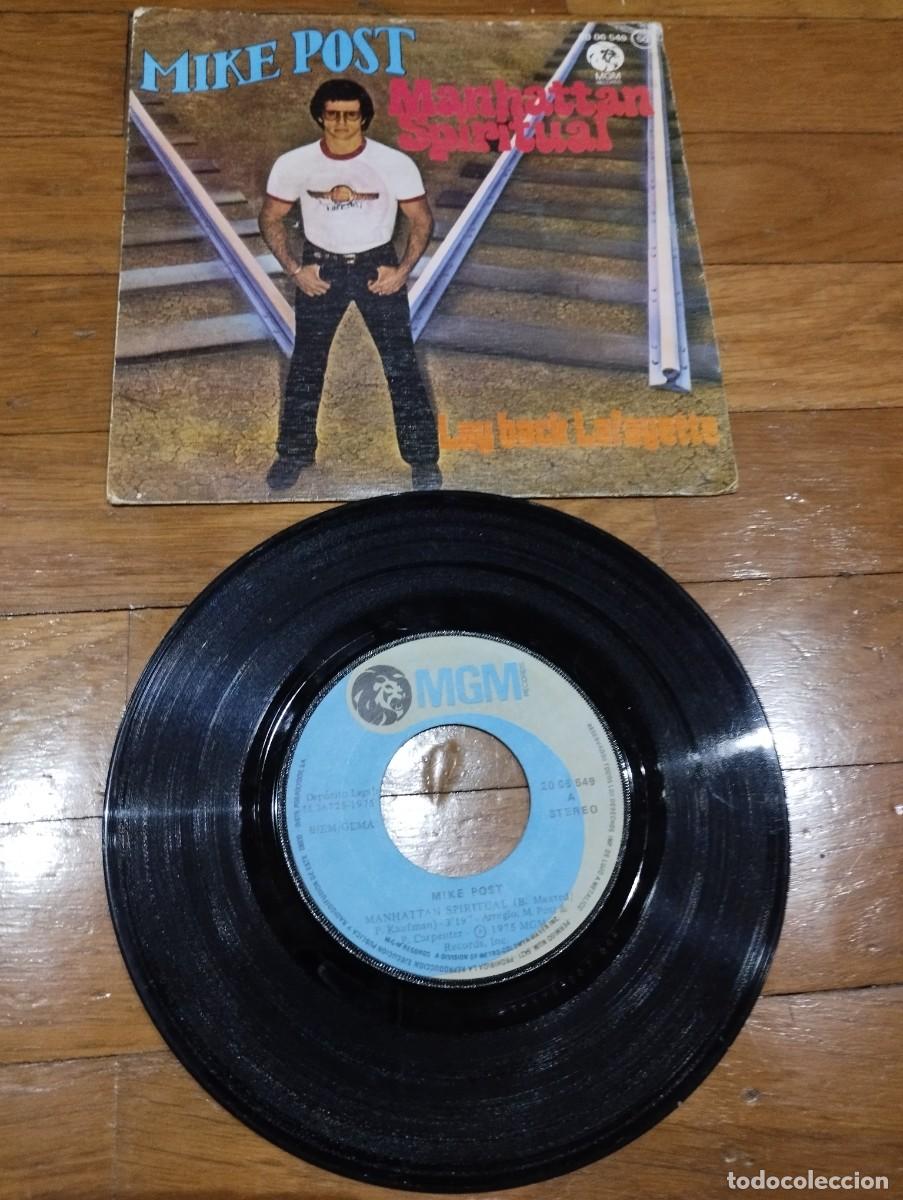 Discos de vinilo: MIKE POST - MANHATATAN SPIRITUAL - SINGLE 1975 - Foto 1