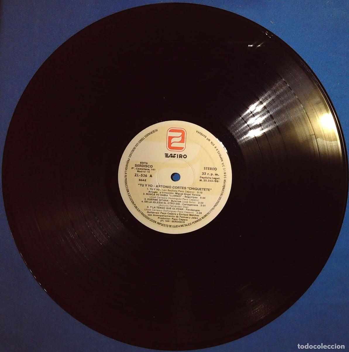 Discos de vinilo: 2 LPS CHIQUETETE - Foto 7