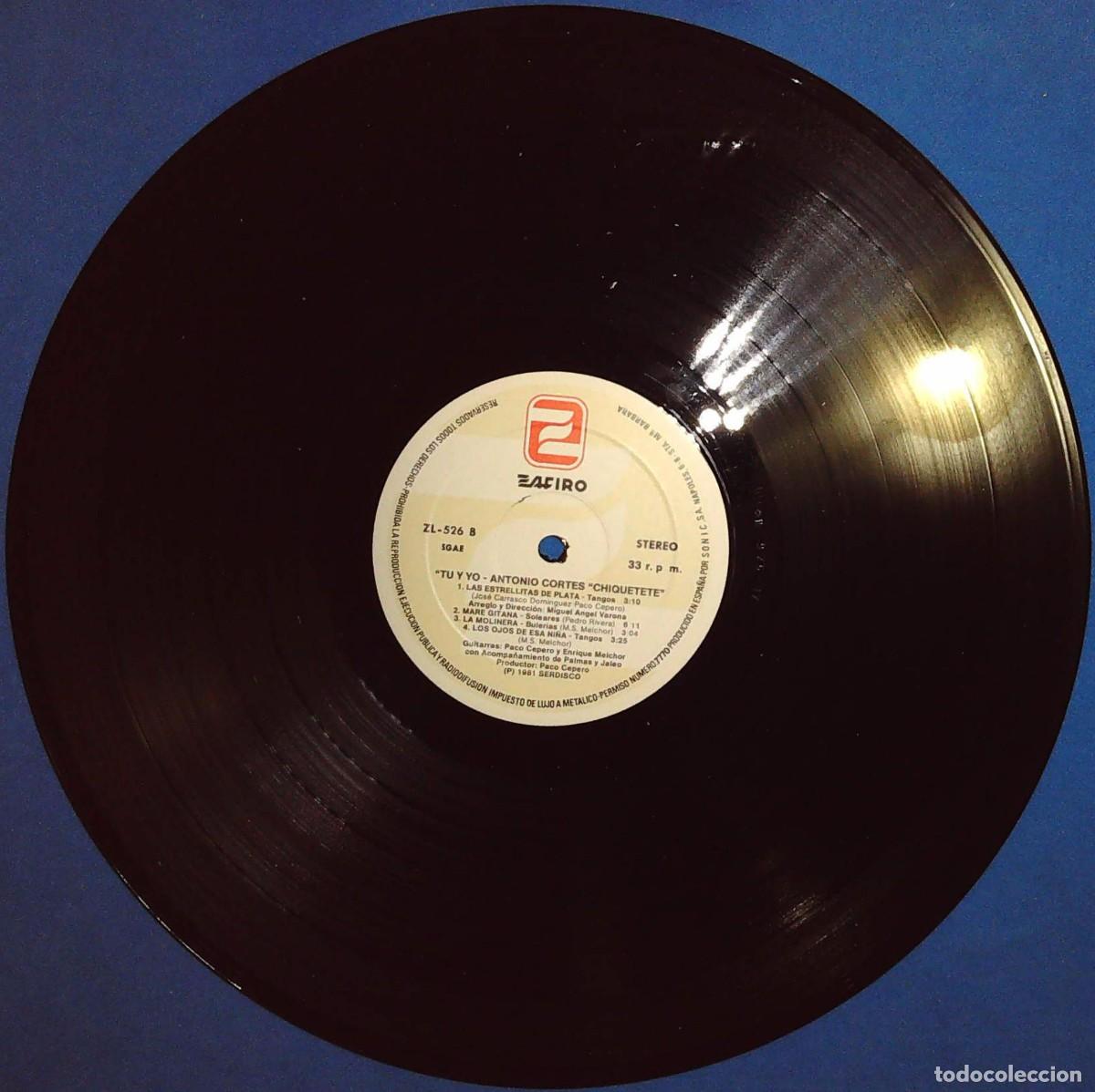 Discos de vinilo: 2 LPS CHIQUETETE - Foto 8