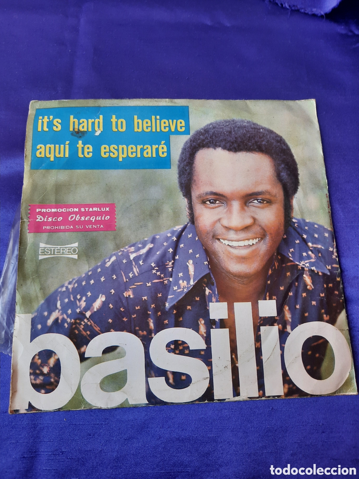 Discos de vinilo: Basilio its hard to believe 1975 - Foto 2