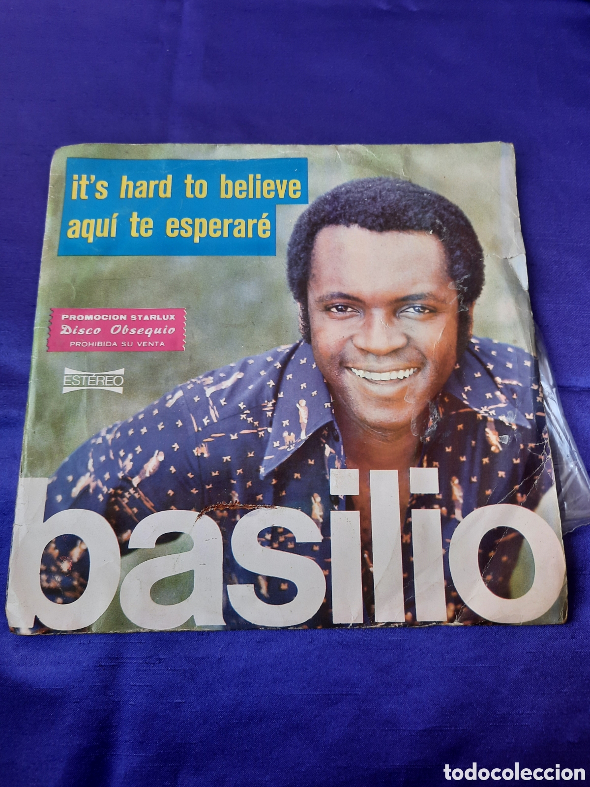 Discos de vinilo: Basilio its hard to believe 1975 - Foto 1