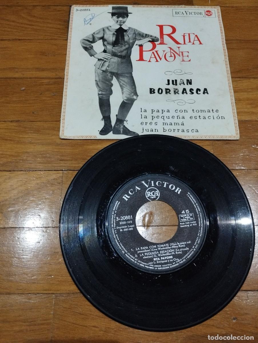 Discos de vinilo: RITA PAVONE - JUAN BORRASCA - EP 1965 - Foto 1