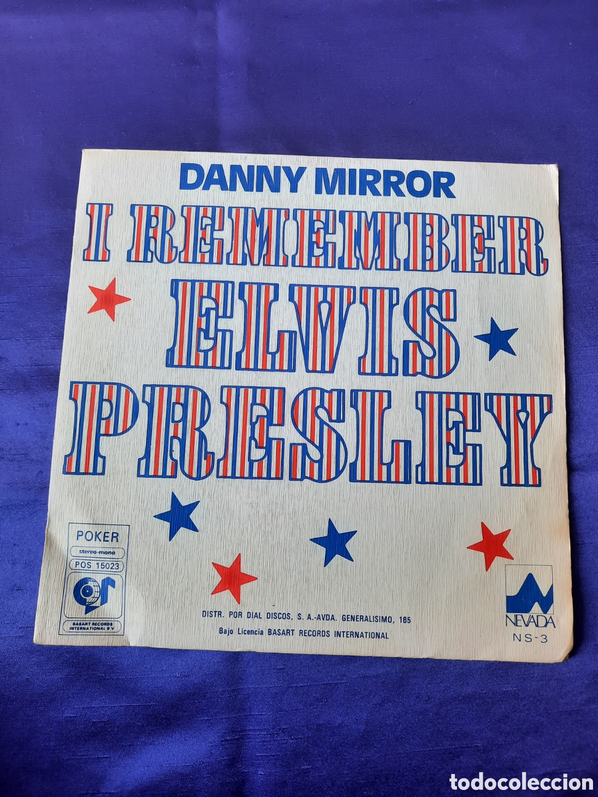 Discos de vinilo: Danny Mirror I Remember Elvis Presley 1978 - Foto 2