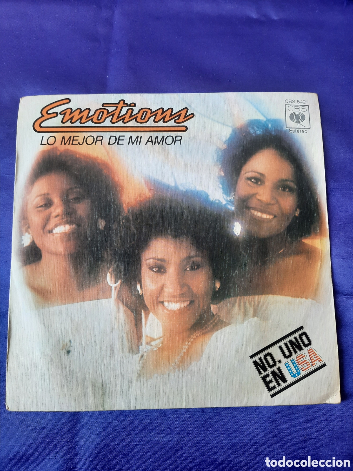 Disques de vinyle: Emotions Lo mejor de mi amor 1977