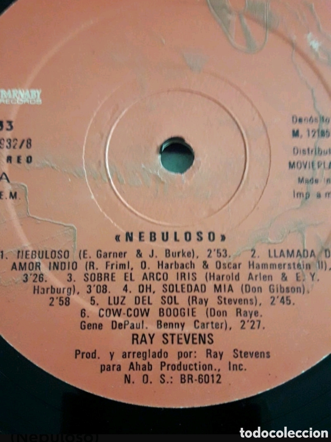 Discos de vinilo: Lp Ray Stevens. Misty (Nebuloso) - Foto 3