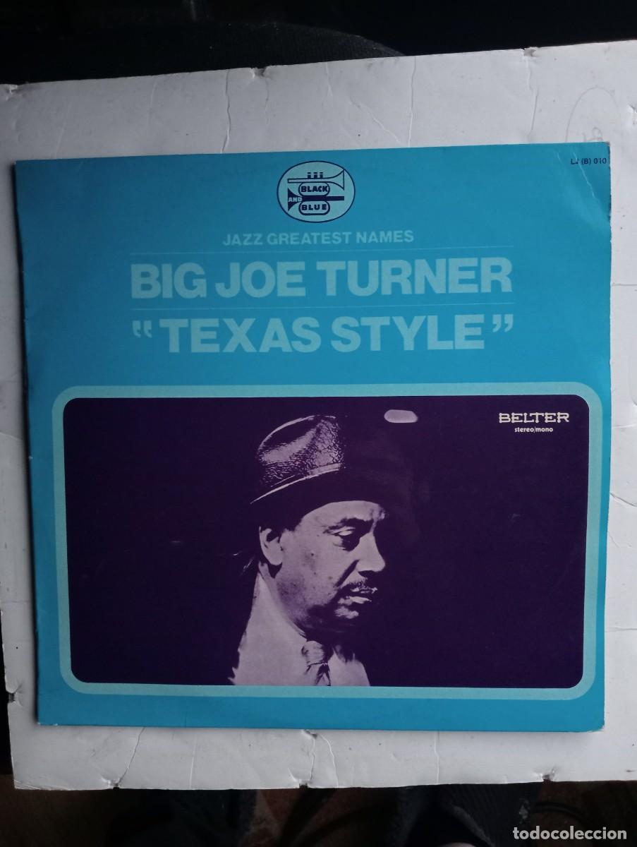 Discos de vinilo: Big Joe Turner &lrm; Texas Style 1978 lp - Foto 1