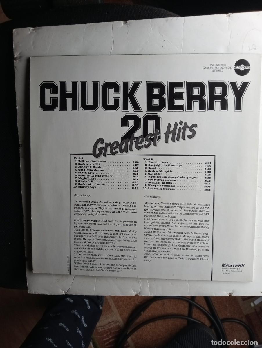 Discos de vinilo: chuck berry 20 greatest hits lp - Foto 2