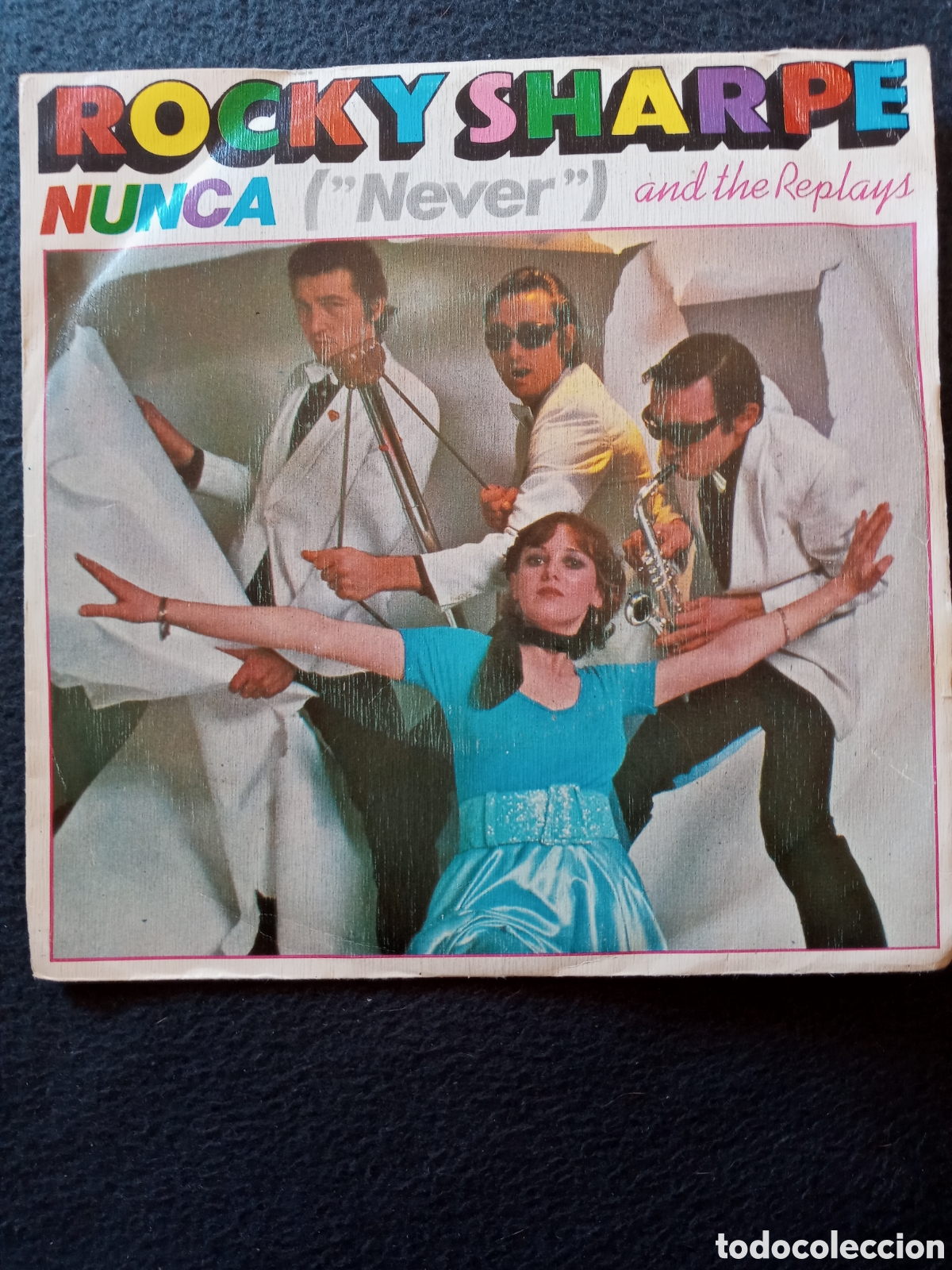 Discos de vinilo: Rocky Sharpe.nunca.Never - Foto 1