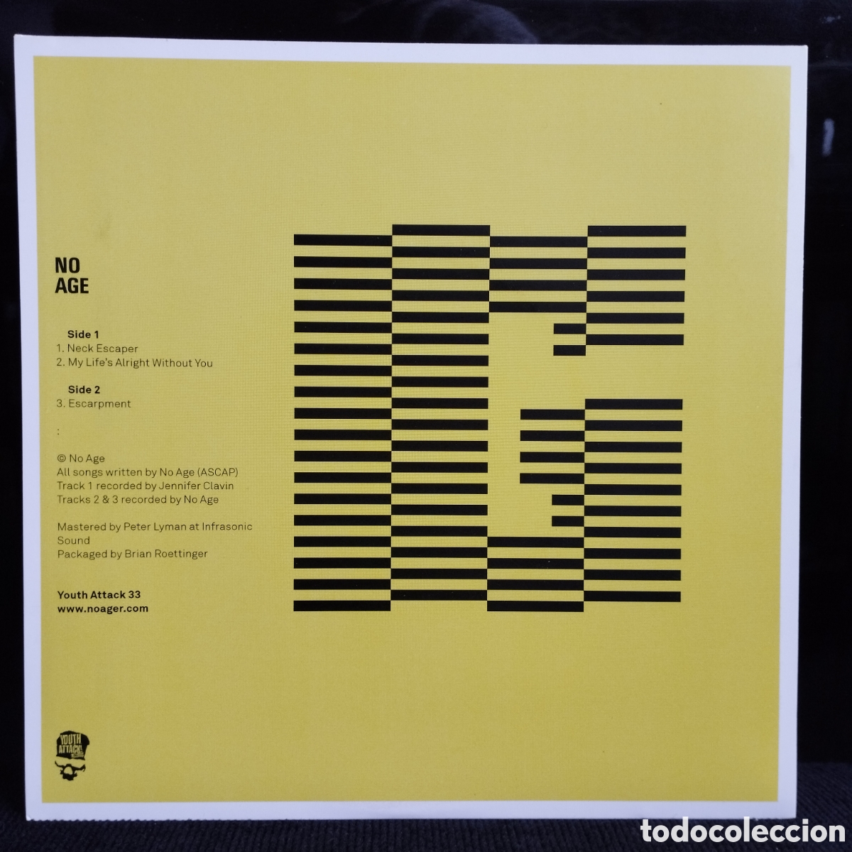 Discos de vinilo: No Age - Neck Scaper EP 7&rdquo; US 2007 - Foto 2