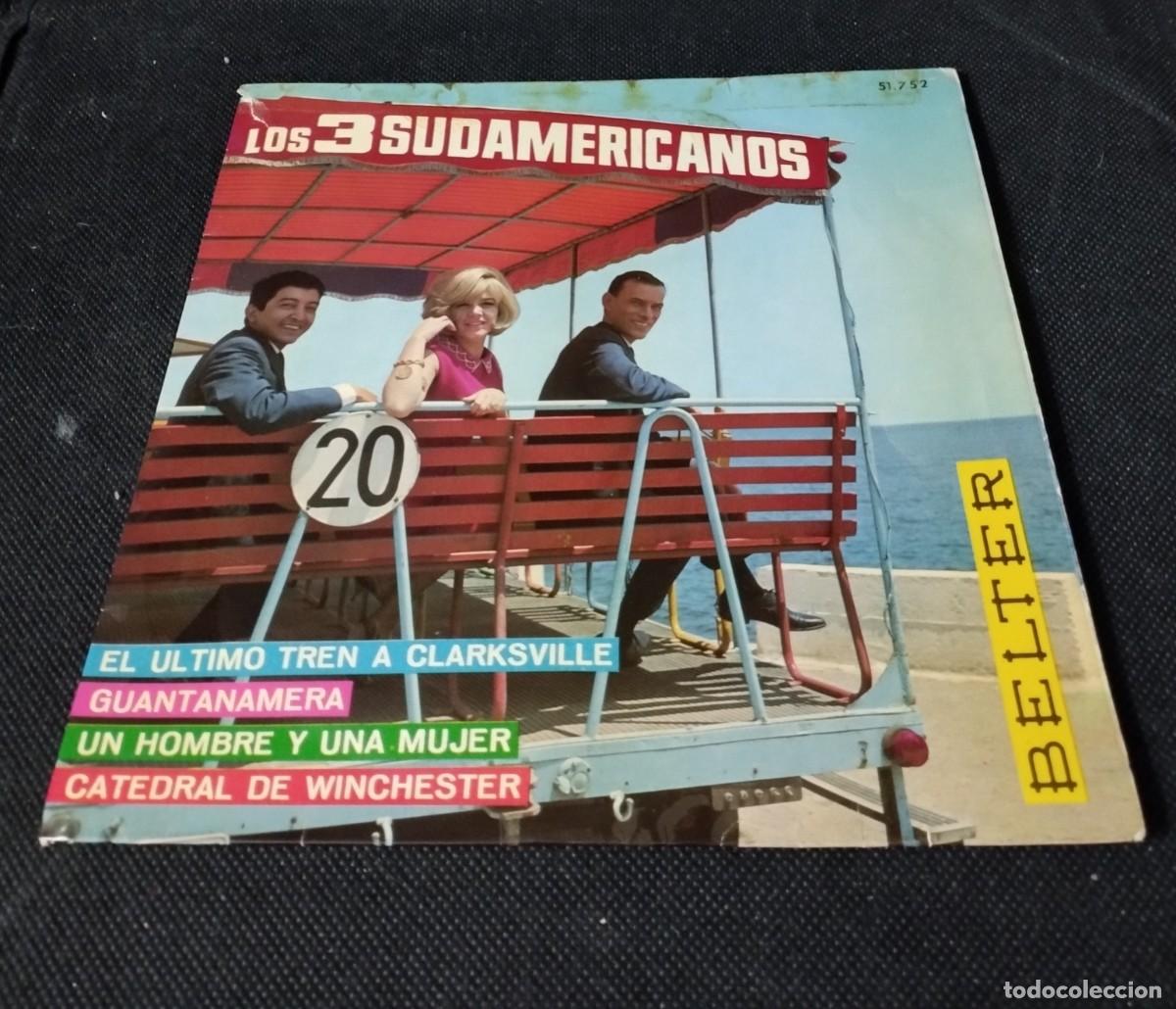 Discos de vinilo: Single de los 3 Sudamericanos Guantanamera - Foto 1