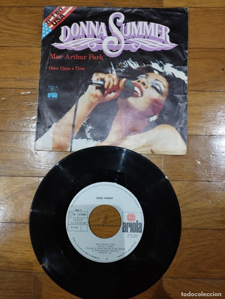 Discos de vinilo: DONNA SUMMER - MAC ARTHUR PARK - SINGLE 1978 - Foto 1