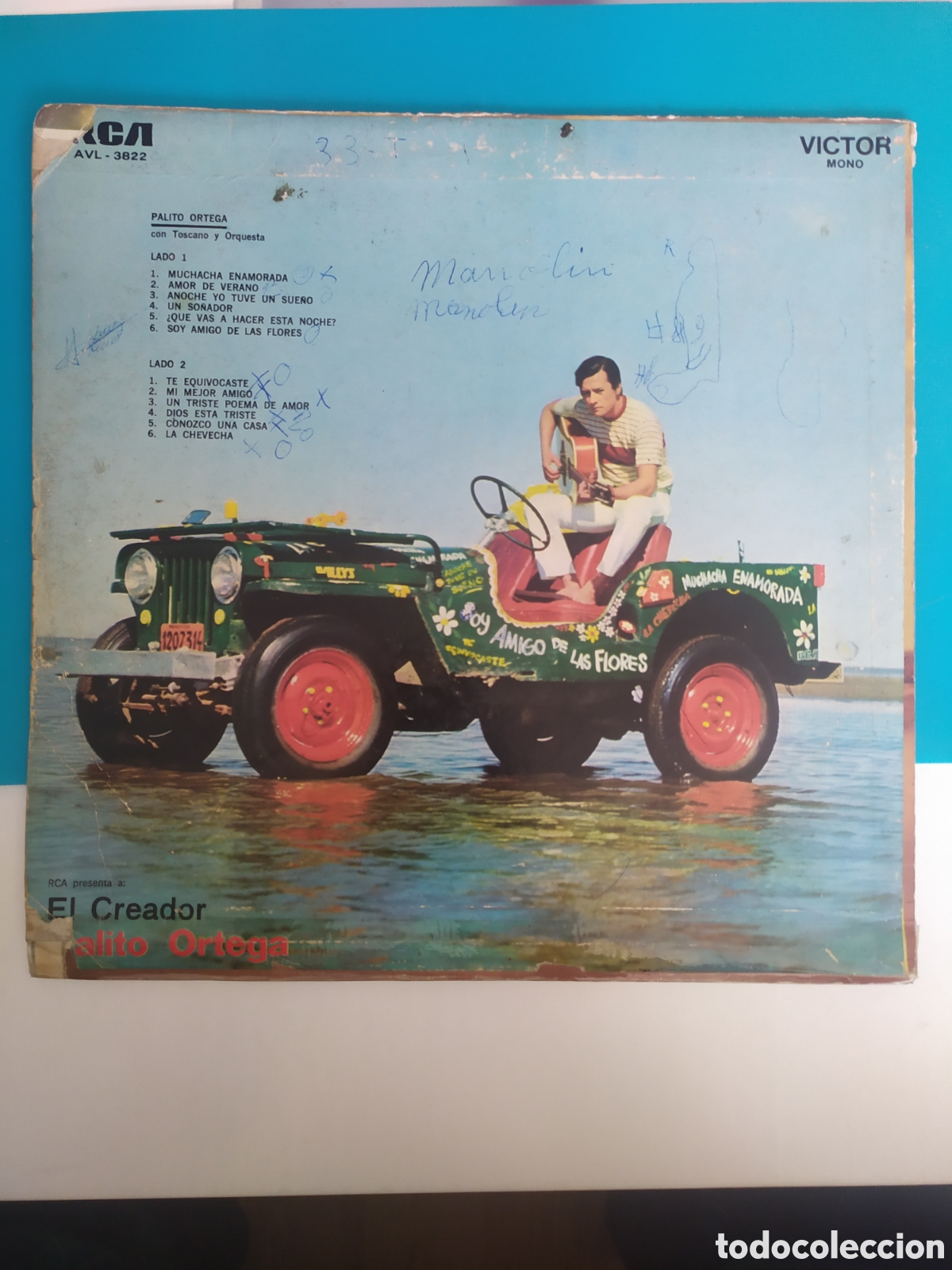Discos de vinilo: Lp Palito Ortega.&nbsp;El Creador - Foto 2
