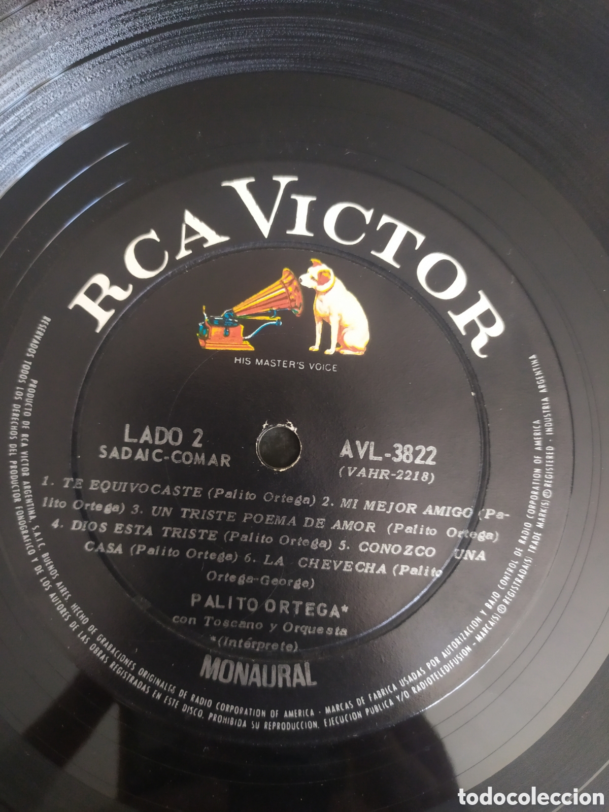 Discos de vinilo: Lp Palito Ortega.&nbsp;El Creador - Foto 4