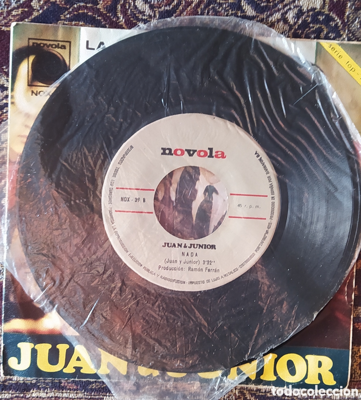 Discos de vinilo: DISCO SINGLE JUAN Y JUNIOR 1967 - Foto 3