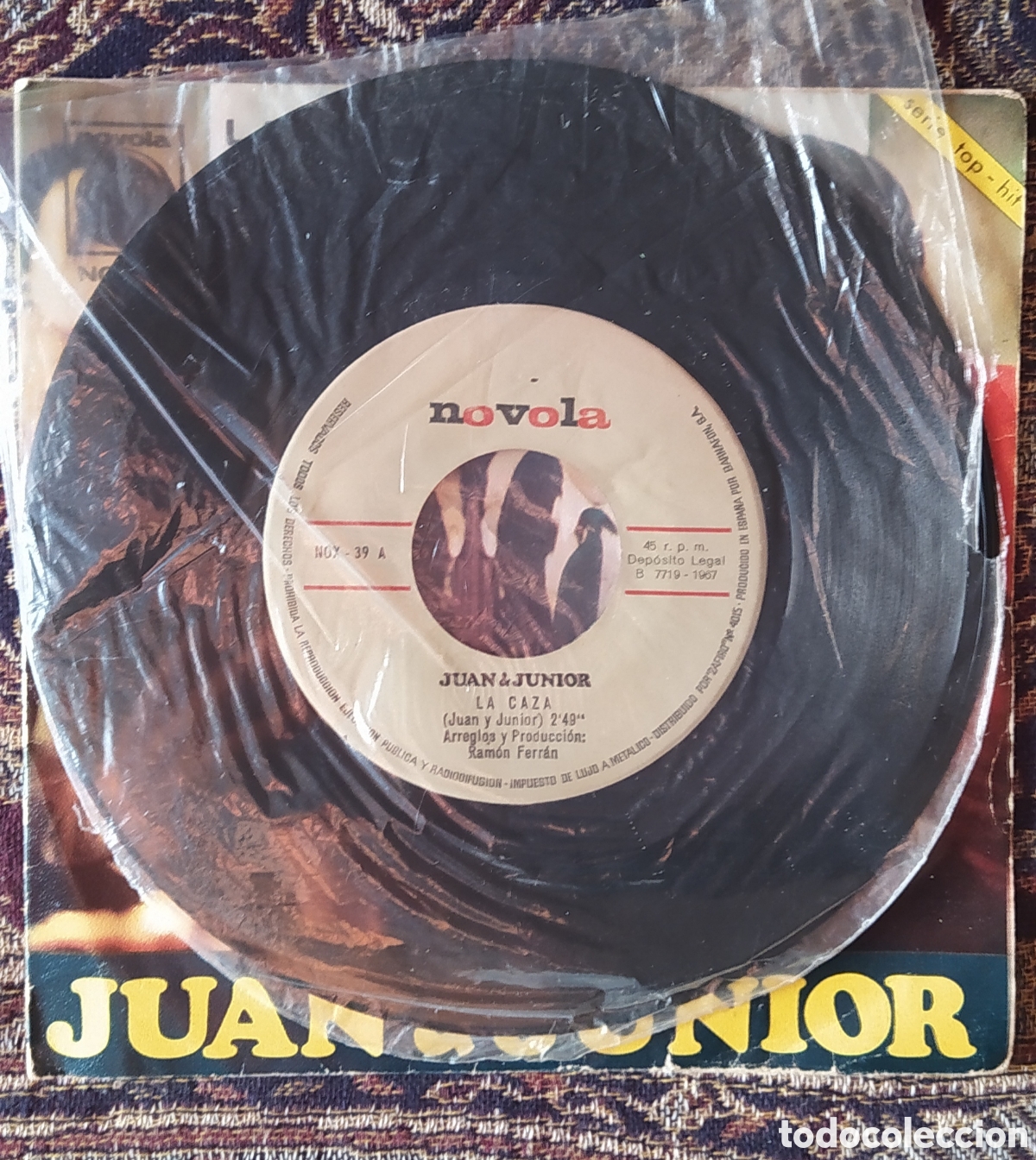 Discos de vinilo: DISCO SINGLE JUAN Y JUNIOR 1967 - Foto 4
