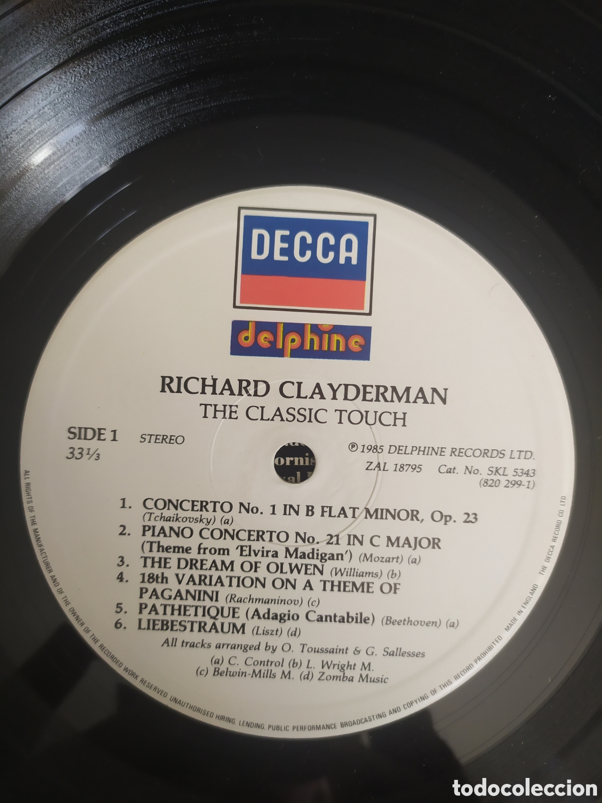 Discos de vinilo: Lp Richard Clayderman. The Classic Touch - Foto 3