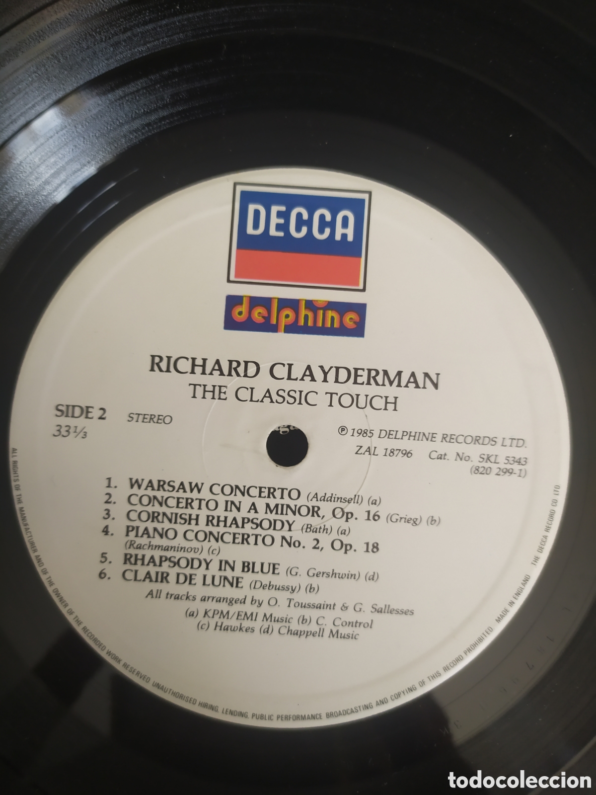 Discos de vinilo: Lp Richard Clayderman. The Classic Touch - Foto 4