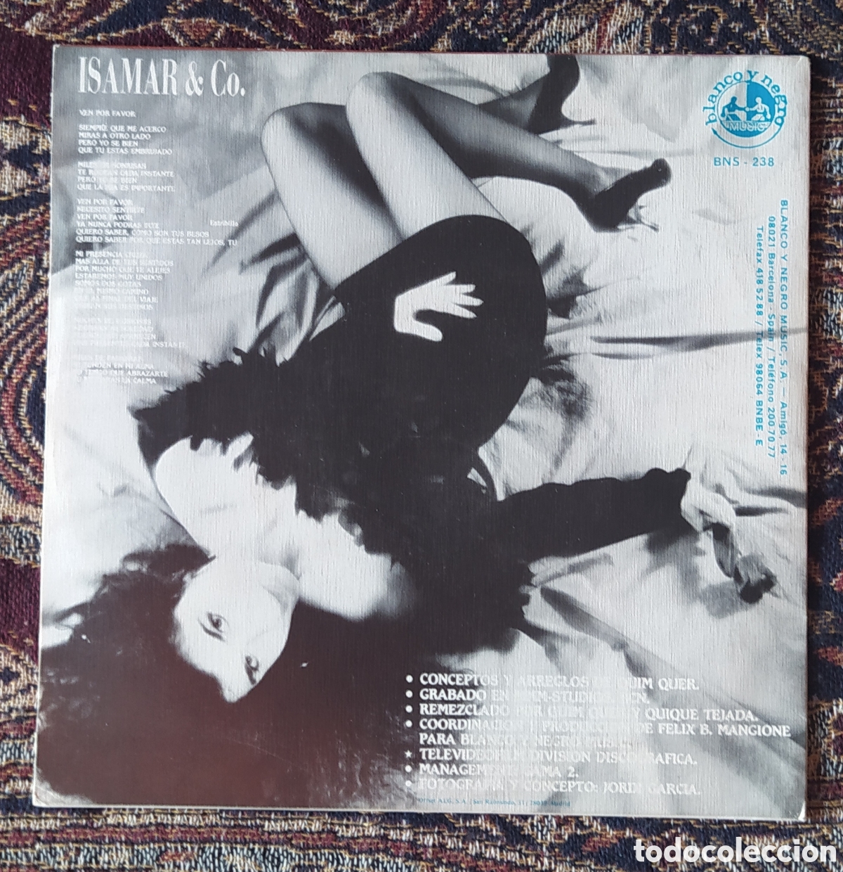 Discos de vinilo: DISCO SINGLE ISAMAR 1990 - Foto 2