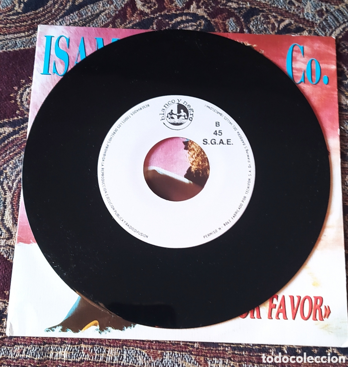Discos de vinilo: DISCO SINGLE ISAMAR 1990 - Foto 4