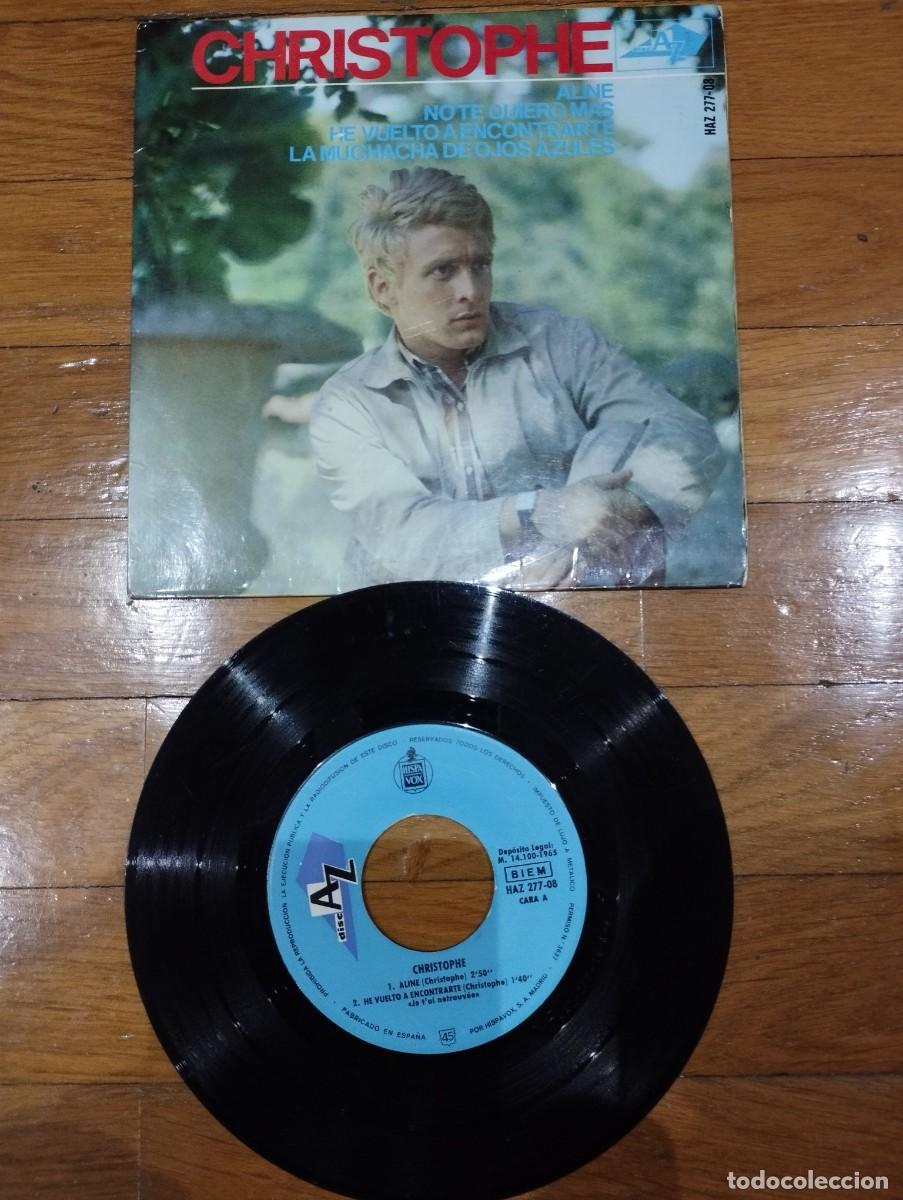 Discos de vinilo: CHIISTOPHE - ALINE - EP 1965 - Foto 1