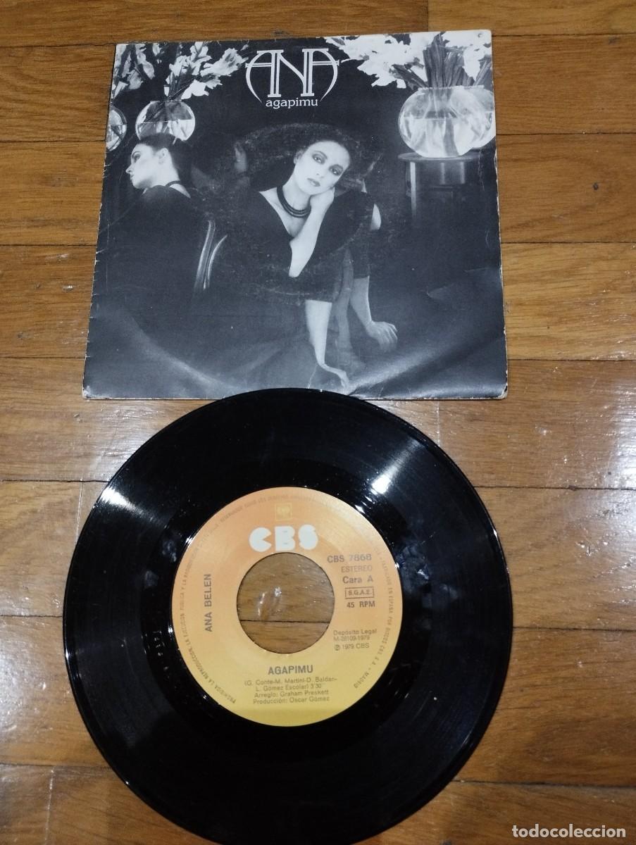 Discos de vinilo: ANA - AGAPIMU - SINGLE 1979 - Foto 1