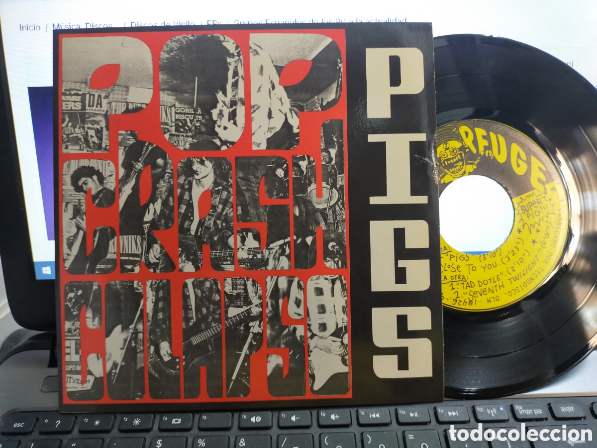 Discos de vinilo: Pop Crash colapso ep pigs 1992 - Foto 1