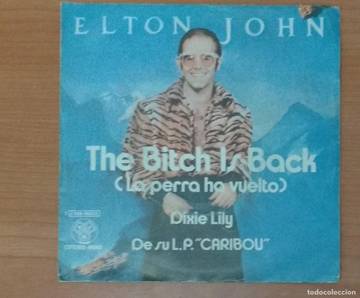 Discos de vinilo: Elton Jhon. Single del LP. Caribou. - Foto 1