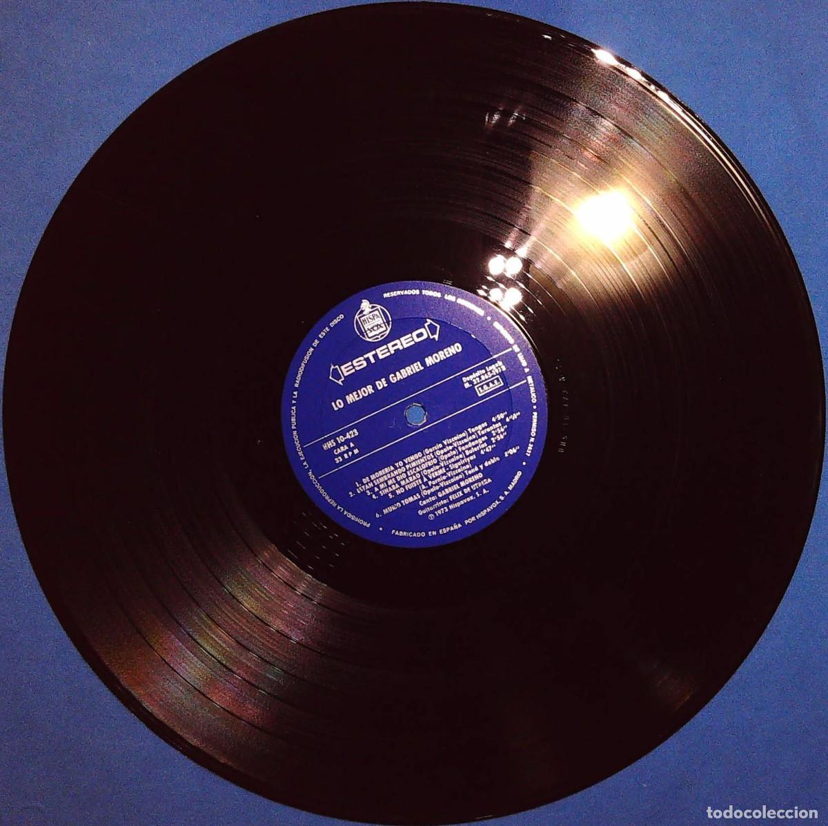 Discos de vinilo: 2 LPS DE GABRIEL MORENO - Foto 7