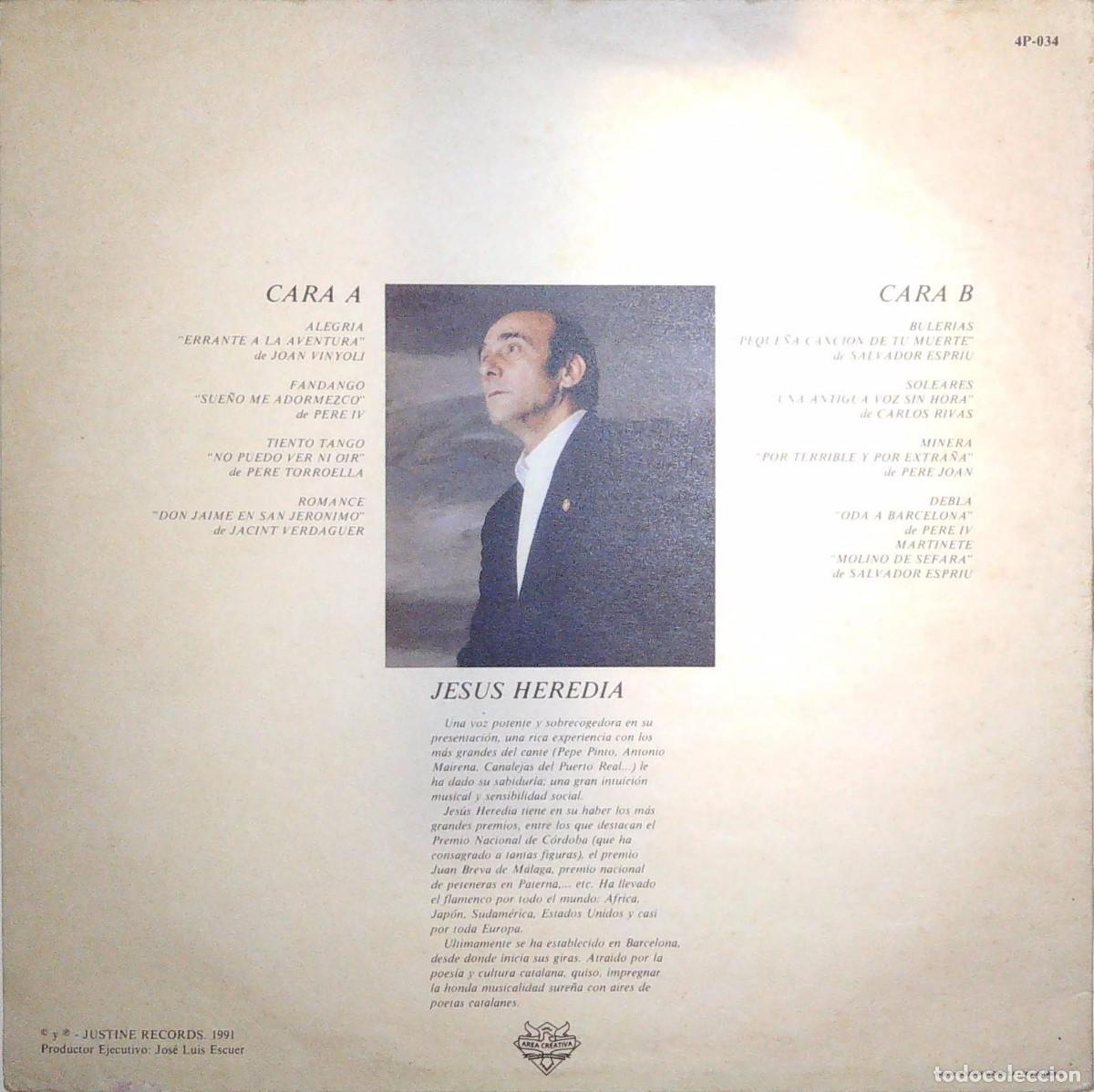Discos de vinilo: 3 LPS DE JES&Uacute;S HEREDIA - Foto 2