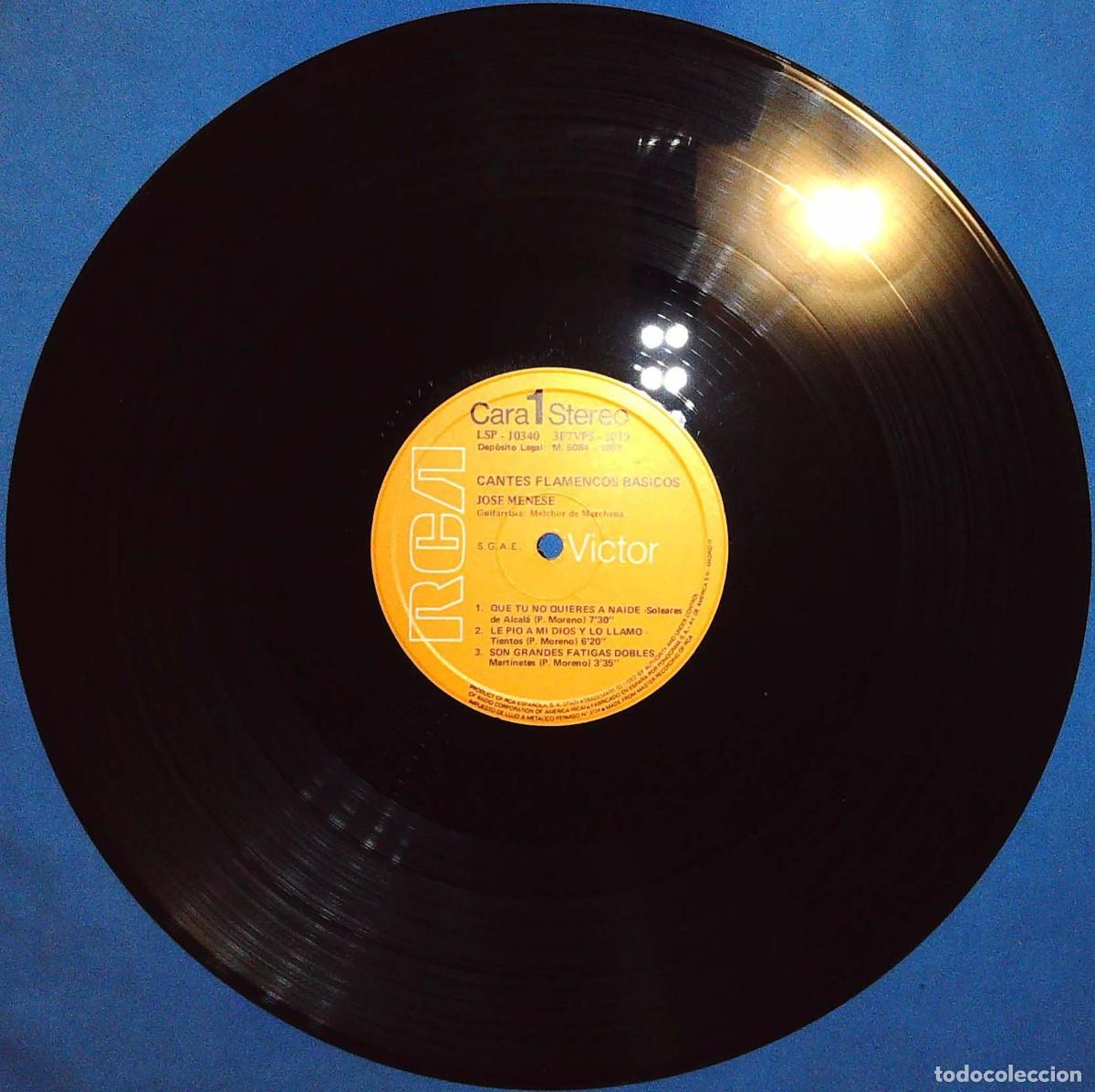 Discos de vinilo: 3 LPS DE JOS&Eacute; MENESE - Foto 3