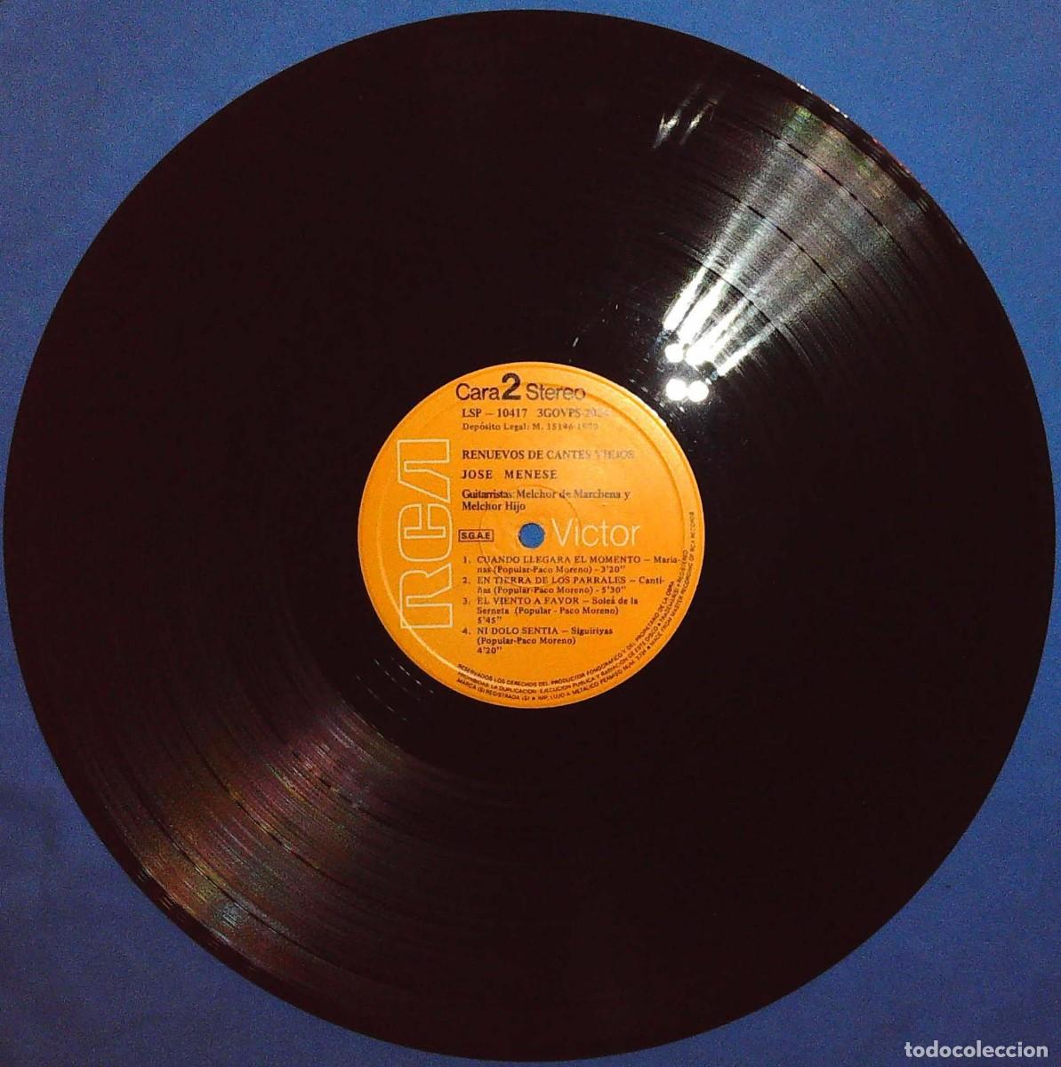 Discos de vinilo: 3 LPS DE JOS&Eacute; MENESE - Foto 13