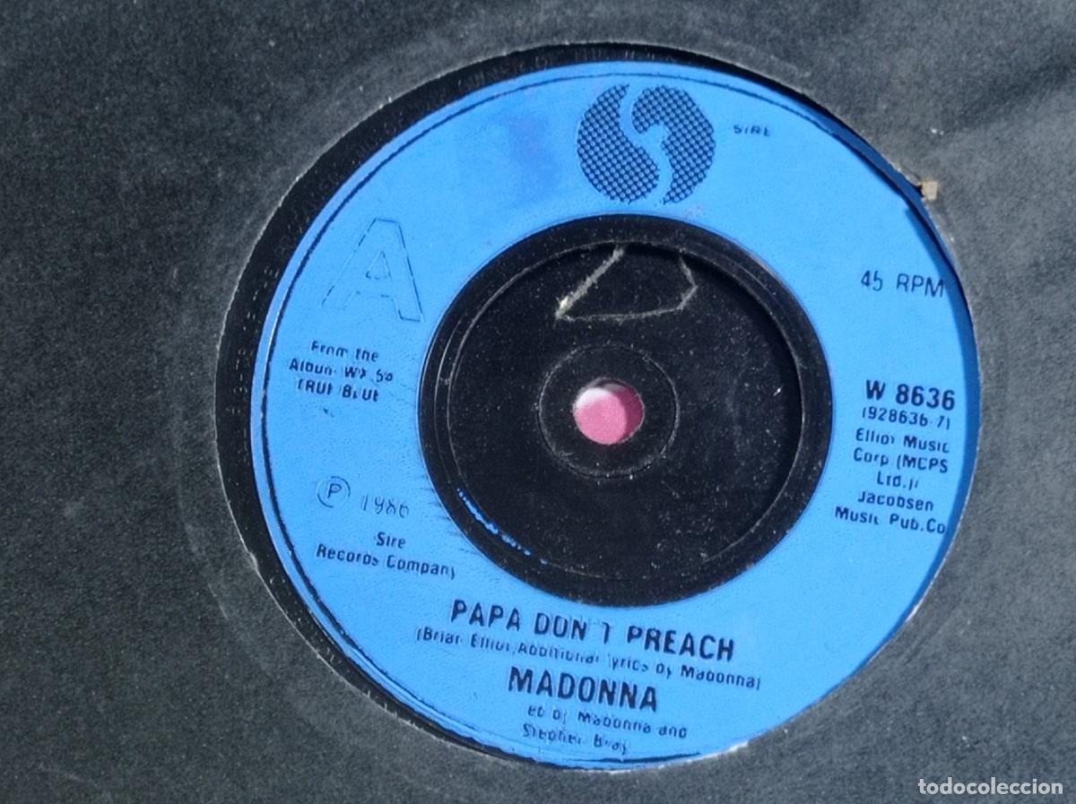 Discos de vinilo: Disco single Madonna &ndash; Into The Groove - Foto 1