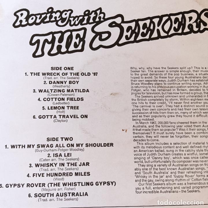Discos de vinilo: ROVING WITH THE SEEKERS. LP 1964 - Foto 2