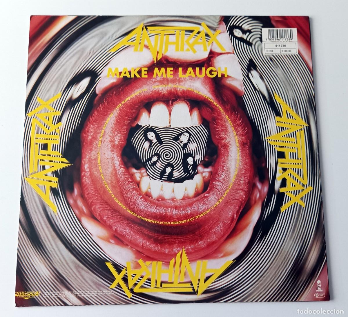 Discos de vinilo: LP ANTHRAX - MAKE ME LAUGH - Foto 2