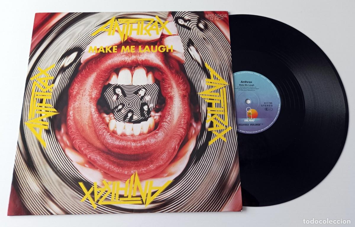 Discos de vinilo: LP ANTHRAX - MAKE ME LAUGH - Foto 3