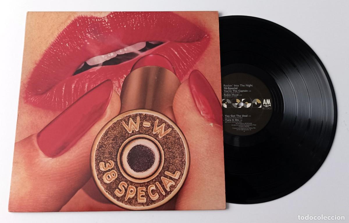 Discos de vinilo: LP 38 SPECIAL - ROCKIN&acute; INTO THE NIGHT - Foto 3