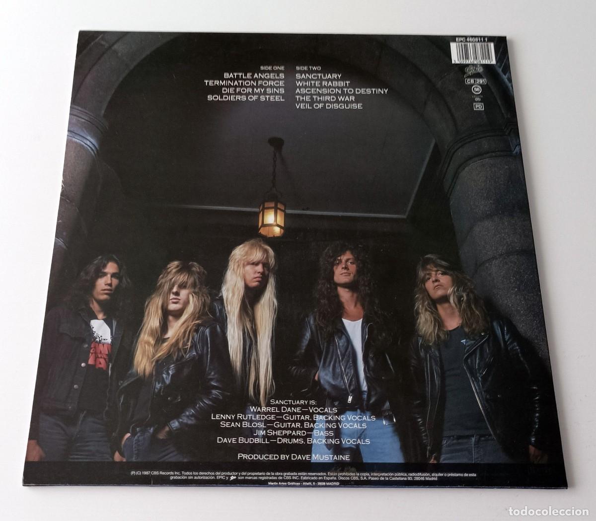 Discos de vinilo: LP SANCTUARY - REFUGE DENIED - Foto 2