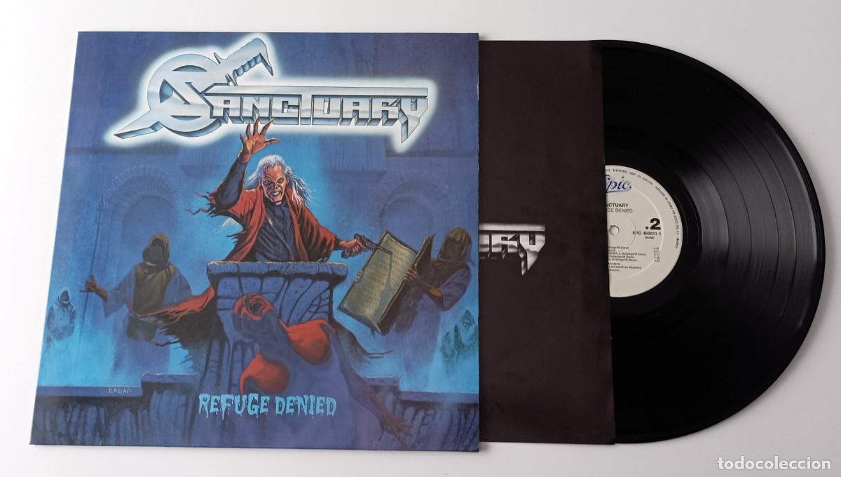 Discos de vinilo: LP SANCTUARY - REFUGE DENIED - Foto 3